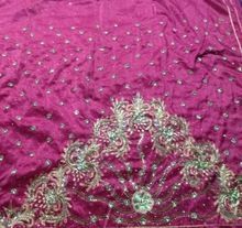TRADITIONAL WEDDING STONE RAW SILK GEORGES