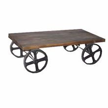 Wood Flatbed Trolley