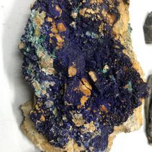 Rough Azurite Malachite Druzy Natural Rough Stone