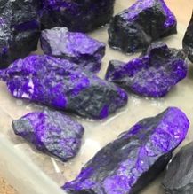 Rough Purple Sugilite Gemstones