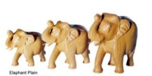 Wood Crafted Elephant
