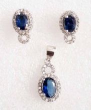 Sterling Silver Artificial Pendant