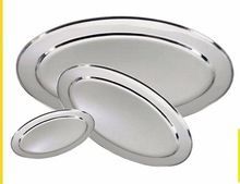 Stainless Steel Oval Platter