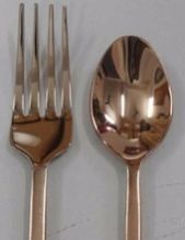 Stainless Steel Spoon and Fork