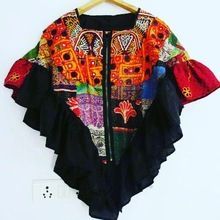 Vintage Handcrafted Tribal Ponchu