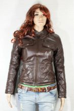 Women Fashion Brown Jacket