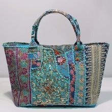 Vintage Embroidered Cotton Women Handbags