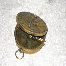 Vintage Nautical Brass Table Compass