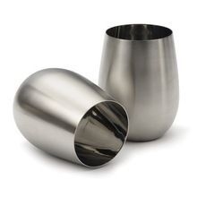 Stainless Steel Wine Glasses