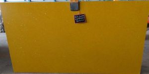 Yellow Mirror Quartz Slab