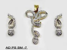 Rhinestone Pendant Set