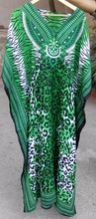 Multi Colored Beachwear Free Size Printed Kaftans