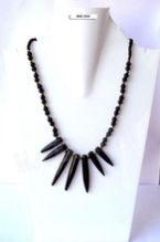 Teeth Shape Resin Necklace