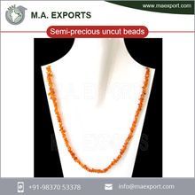 Uncut Semi Precious Stone Beads