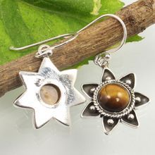 TIGERS EYE Gemstones Earrings