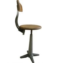 Vintage Cast Industrial Iron Bar Chair