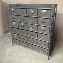 Vintage Industrial Metal Chest of Drawer