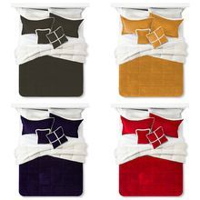 Velvet ANDFurry Velvet Blanket Set