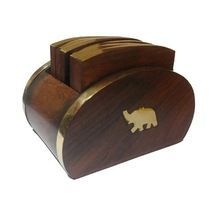 Plain Wooden Tea Coaster