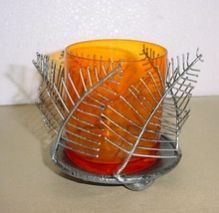 IRON WIRE TREE VOTIVE