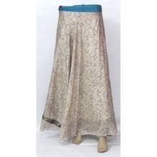 Vintage Silk Wrap Skirt