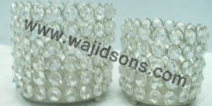 Wedding Crystal Votive Floor Stands