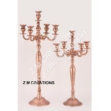 Wedding Copper Color Candelabra