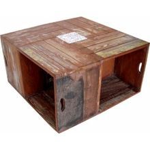 WOODEN SHELF COFFEE TABLE