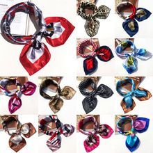 Women Soft Silk Square Scarves Scarf