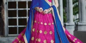 Resham Embroidery Lehenga