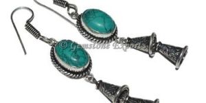 Tibetan Turquoise Earrings