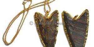 V Shape Electroplated Necklace