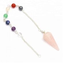 Stone Rose Quartz Pendulum
