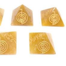 Yellow Aventurine Reiki Pyramids