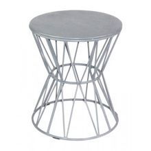 White Iron Stool