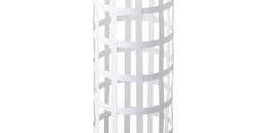 White Powder Coating Iron Umbrella Holder Stand