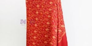 Embroidered Wool Shawl