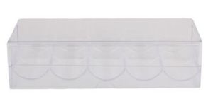 Poker Chips Acrylic Tray with Cover