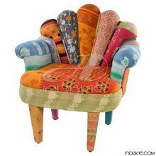 Vintage Peacock Handcrafted Chair