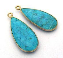 Turquoise Gemstone Connector