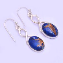 Well Formed Blue Copper Turquoise Earrings
