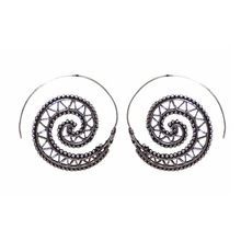 Vintage Artificial Fancy Shape Earring Pair