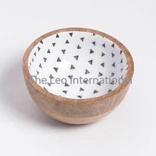 Wooden Enamel Bowl