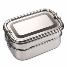 Vintage Double Decker School Tiffin Box