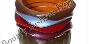 Wooden Multi Color Bangle Set