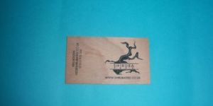 Wooden Visiting Cards with Custom