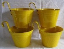 YELLOW COLOR FLOWER POT