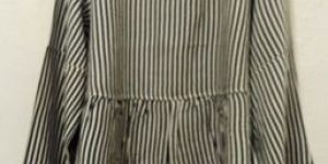 WOVEN STRIPE TOP