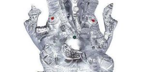 Ganesha Silver Statue