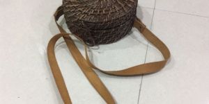 Round Cane Bag